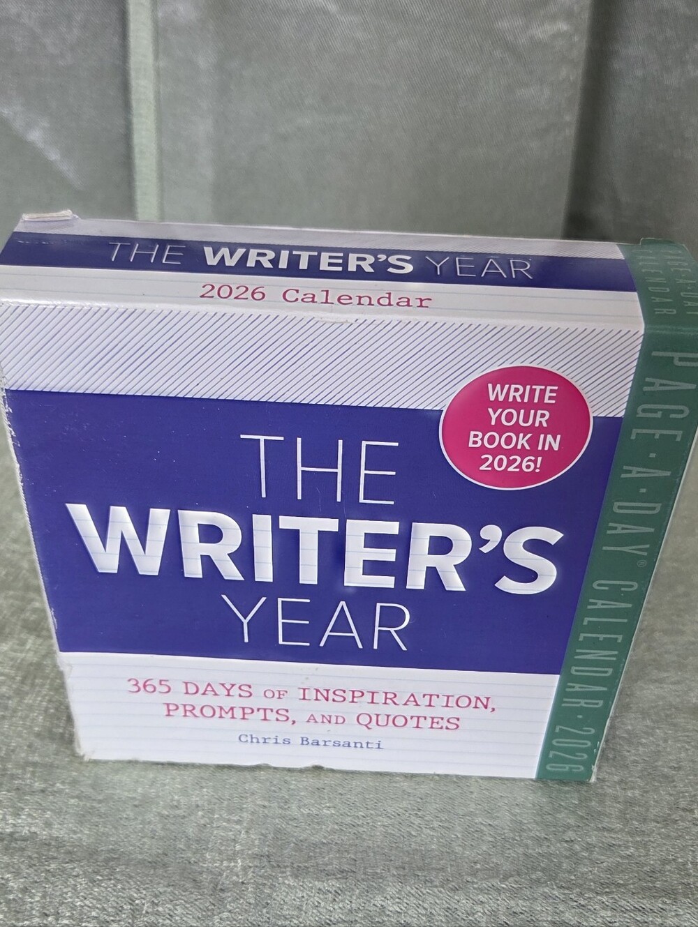 The Writer's Year 2026 Daily Writing Calendar